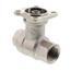 1/2" B2 Series, 2-Way Characterized Control Brass Valve w/ Stainless Steel Ball & Stem (4.7 Cv)