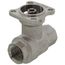 1/2" B2 Series, 2-Way Characterized Control Brass Valve w/ Stainless Steel Ball & Stem (7.4 Cv)