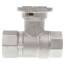 3/4" B2 Series, 2-Way Characterized Control Brass Valve w/ Chrome Plated Ball/Nickel Plated Stem (10.0 Cv)