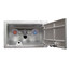 Model B22 22", 1/2" x 3/4" Sweat Inlet Hot & Cold Box Anti-Siphon Faucet w/ Metal Handle (Chrome)