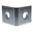 2 Hole Corner Angle Fitting, 9/16" (Zinc)