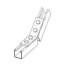 4 Hole Open Angle Fitting (Zinc)