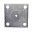 6" x 6" x 3-1/2" Zinc Post Base (For 1-5/8" x 1-5/8" Channel)