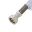 30" Polymer Coated Braided Hose Faucet Connector (1/2" Compression x 1/2" FIP)