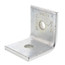 2 Hole Side Beam Angle Clip, 7/16" (Zinc)