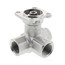1/2" B3 Series, 3-Way Characterized Control Brass Valve w/ Stainless Steel Ball & Stem (3.0 Cv)