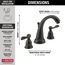 Windemere 2 Handle Widespread Bathroom Faucet (Oil Rubbed Bronze), B3596LF-OB