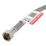 12" Braided Stainless Steel Hose Faucet Supply Connector (1/2" Compression x 1/2" FIP)