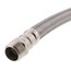 3/4" MIP x 3/4" FIP No-Burst Braided Hose Water Heater Connector (18" Length)