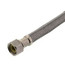 B3T09 9" Braided Stainless Steel Hose Toilet Connector (1/2" Compression x 7/8" Ballcock)