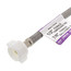 B3T09 9" Braided Stainless Steel Hose Toilet Connector (1/2" Compression x 7/8" Ballcock)