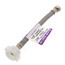 B3T09 9" Braided Stainless Steel Hose Toilet Connector (1/2" Compression x 7/8" Ballcock)
