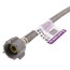 B3T16 16" Braided Stainless Steel Hose Toilet Connector (1/2" Compression x 7/8" Ballcock)