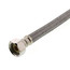 16" Braided Stainless Steel Hose Faucet Supply Connector (1/2" x 1/2" FIP)