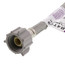B4T09 9" Braided Stainless Steel Hose Toilet Connector (1/2 FIP x 7/8" Ballcock)