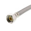 B4T09 9" Braided Stainless Steel Hose Toilet Connector (1/2 FIP x 7/8" Ballcock)