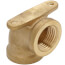1/2" FxF Cast Brass 90-Degree Drop Ear Elbow (Lead Free)