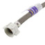 12" Polymer Coated Braided Hose Faucet Connector (1/2" FIP x 7/8" Ballcock)
