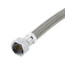 12" Polymer Coated Braided Hose Faucet Connector (1/2" FIP x 7/8" Ballcock)