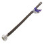 16" Polymer Coated Braided Hose Toilet Adapter (1/2" FIP x 7/8" Ballcock)