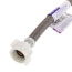 20" Polymer Coated Braided Hose Faucet Connector (1/2" FIP x 7/8" Ballcock)