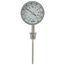 B834, 3" Dial, Bottom Connection Bimetal Thermometer with Recal (0-Degree (F) to 200-Degree (F) & -20-Degree (C) to 95-Degree (C))
