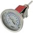 B836, 3" Dial, 2-1/2" Adjustable Angle Bimetal Thermometer with Recal (0-Degree (F) to 200-Degree (F) & -20-Degree (C) to 95-Degree (C))