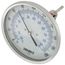 B856, 5" Dial, 2-1/2" Adjustable Angle Bimetal Thermometer with Recal (0-Degree (F) to 200-Degree (F) & -20-Degree (C) to 95-Degree (C))