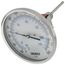 B856, 5" Dial, 4" Adjustable Angle Bimetal Thermometer with Recal (20-Degree (F) to 240-Degree (F) & -10-Degree (C) to 115-Degree (C))