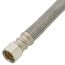 B8F12 12" Braided Stainless Steel Hose Faucet Connector (3/8" x 3/8" Compression Thread)