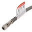 B8F16 16" Braided Stainless Steel Hose Faucet Connector (3/8" Compression x 3/8" O.D. Compression)