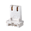 Medium Base, Bi-pin, Standard Fluorescent Lampholder, Slide-on Self Quick-connect (White)