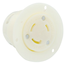 15A, 125V Flanged Outlet Locking Receptacle, Industrial Grade