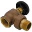 1" (FIP x Male Union) Steam Angle Radiator Valve, BARVY-1000