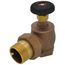 1-1/2" (FIP x Male Union) Steam Angle Radiator Valve, BARVY-1500