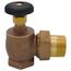 1-1/2" (FIP x Male Union) Steam Angle Radiator Valve, BARVY-1500
