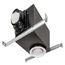 RCS80L Recessed Single Speed Bath Fan w/ Light, 4" Round (80 CFM)