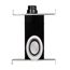 RCS80L Recessed Single Speed Bath Fan w/ Light, 4" Round (80 CFM)