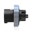 100A, 347/600V 3-Phase WYE, 4P, 5W, Inlet North American Pin & Sleeve Inlet, IP67, Watertight (Black)