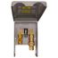 BBQ Gas Outlet with 1/2" NPT Inlet x 1/2" Quick Disconnect Outlet