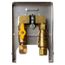 BBQ Gas Outlet with 1/2" NPT Inlet x 1/2" Quick Disconnect Outlet