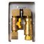 BBQ Gas Outlet with 3/4" NPT Inlet x 3/4" Quick Disconnect Outlet