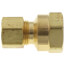 3/8" OD x 3/8" FIP Brass Compression Connector, Lead Free