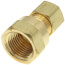 3/8" OD x 3/8" FIP Brass Compression Connector, Lead Free