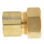 7/8" OD x 3/4" FIP Brass Compression Connector, Lead Free