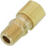 1/4" OD x 1/8" MIP Brass Compression Connector, Lead Free
