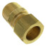 5/8" OD x 1/2" MIP Brass Compression Connector, Lead Free