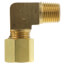 1/4" OD x 1/8" MIP Brass Compression Elbow, Lead Free