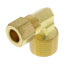 3/8" OD x 1/2" MIP Brass Compression Elbow, Lead Free