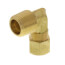 3/8" OD x 3/8" MIP Brass Compression Elbow, Lead Free